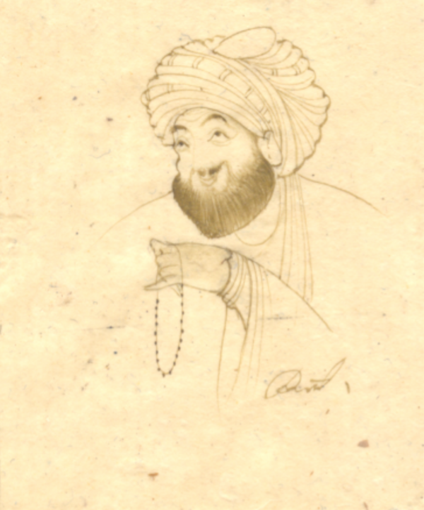 Rasul Muselmane mit Gebetskette