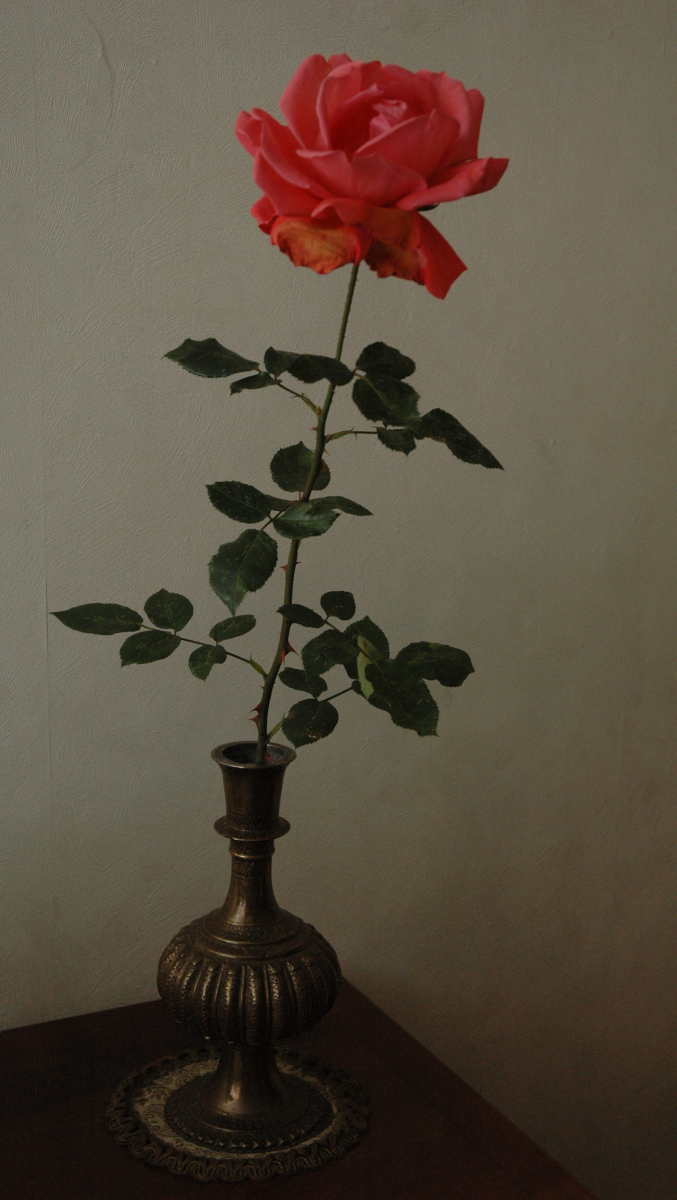 Metallvase